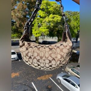 Vintage Y2K Coach signature hobo shoulder bag